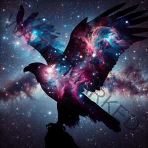 Eagle in flight